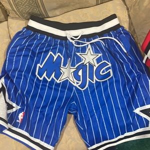 JusDons NBA Orlando Magic shorts brand new